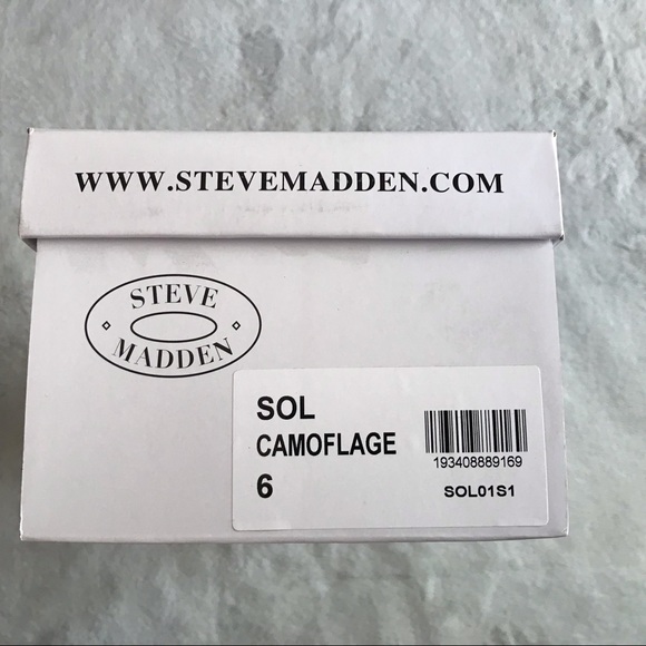 NWT Steve Madden Sol Loafer Camouflage Green 6 NIB - Picture 8 of 11